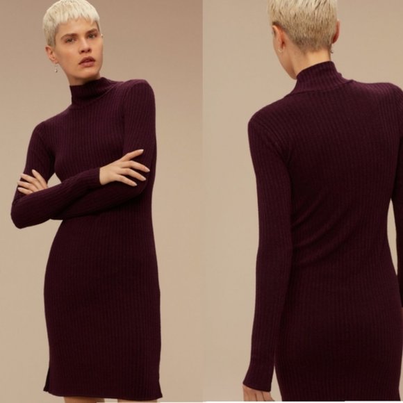 Aritzia Dresses & Skirts - Aritzia Wilfred Free Mariel Long Sleeve Dress